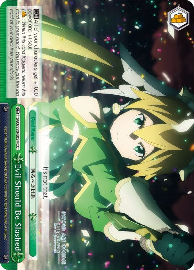 Evil Should Be Slashed (SAO/S80-E054 CC) - Sword Art Online -Alicization- Vol.2