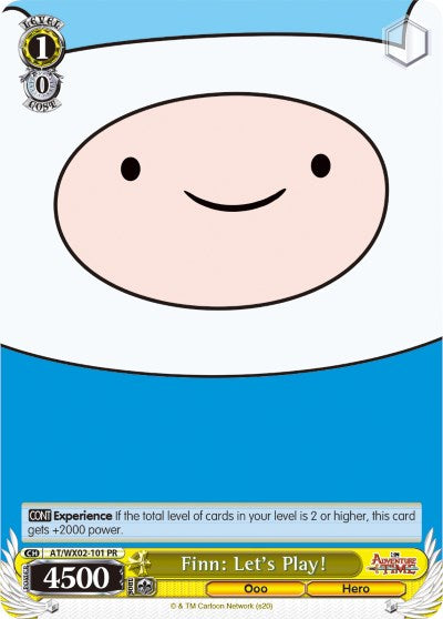 Finn: Let's Play! (AT/WX02-101 PR) - Adventure Time