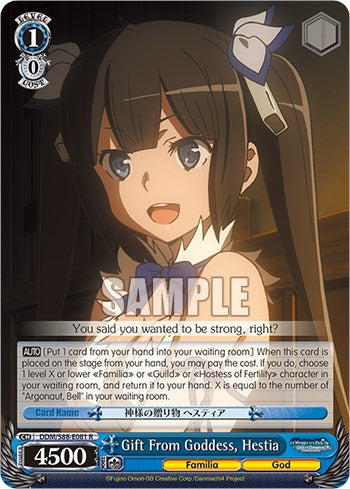 Gift From Goddess, Hestia (DDM/S88-E081 R) - Is it Wrong to Try to Pick Up Girls in a Dungeon?