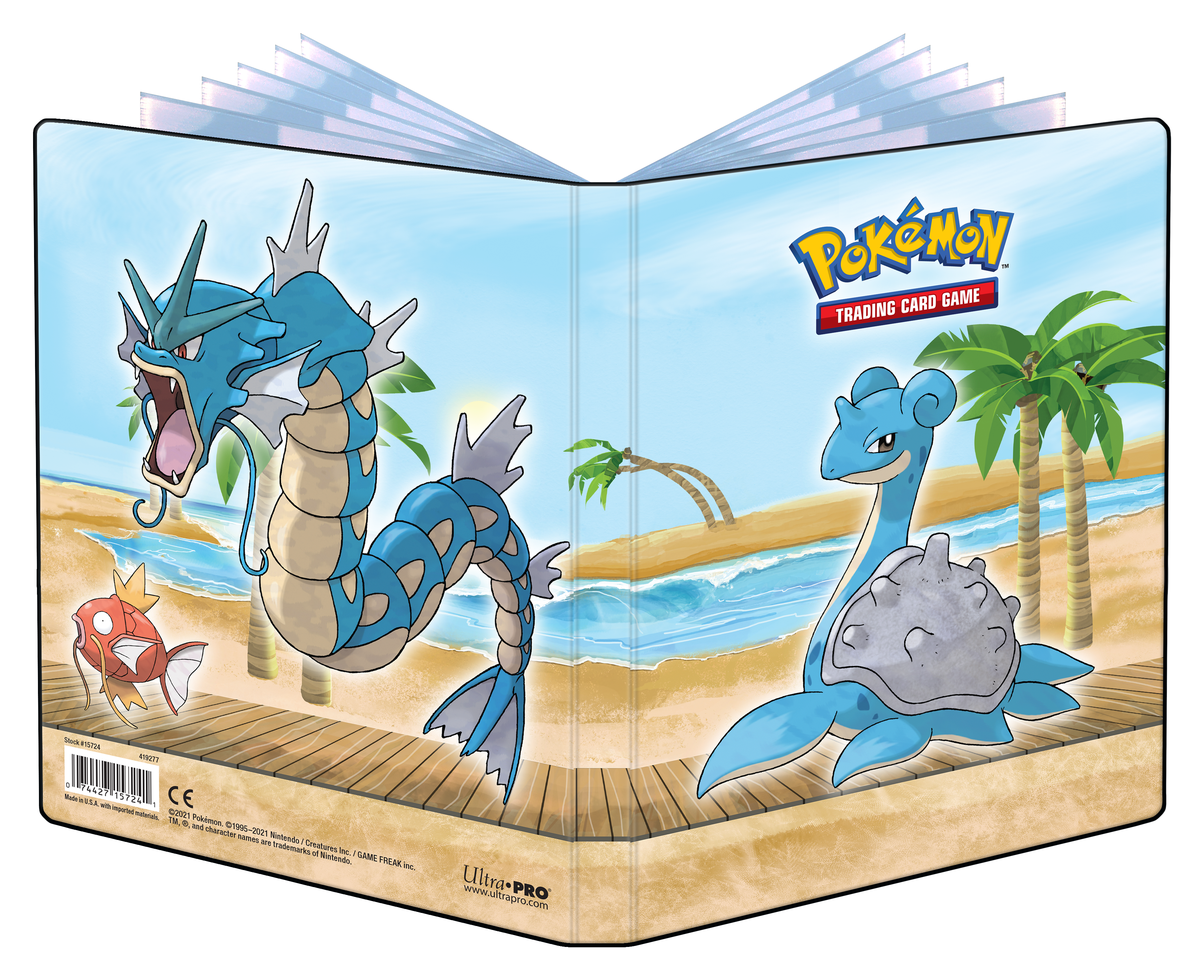 Ultra PRO: 4-Pocket Portfolio - Pokemon Gallery Series (Seaside)