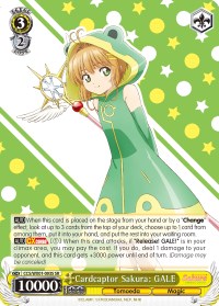 Cardcaptor Sakura: GALE (SR) (CCS/WX01-003S SR) - Cardcaptor Sakura: Clear Card