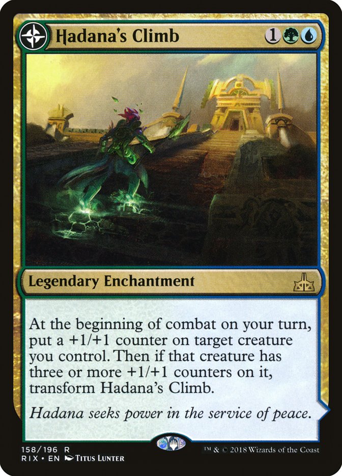 Hadana's Climb // Winged Temple of Orazca (RIX-158) - Rivals of Ixalan: (compasslanddfc)