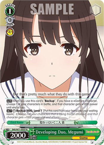 Developing Duo, Megumi [Saekano How to Raise a Boring Girlfriend. flat]