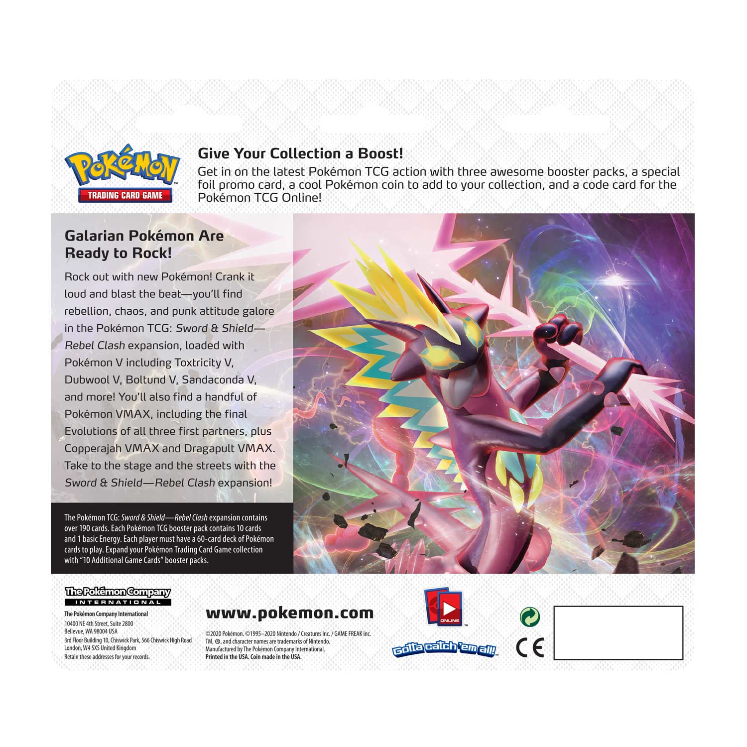 Sword & Shield: Rebel Clash - 3-Pack Blister (Duraludon)