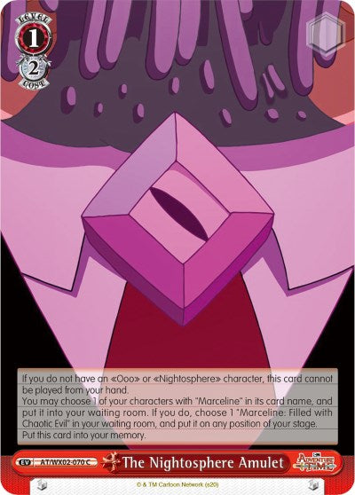 The Nightosphere Amulet (AT/WX02-070 C) - Adventure Time