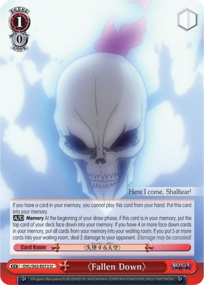 Fallen Down (OVL/S62-E072 U) - Nazarick: Tomb of the Undead