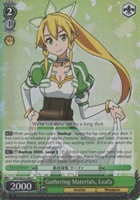 Gathering Materials, Leafa (Parallel Foil) (SAO/SE23-E06 C) - Sword Art Online II