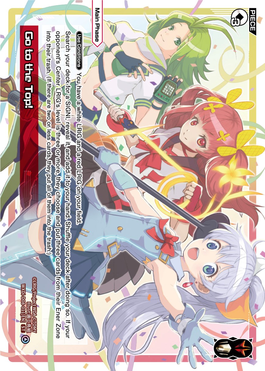 Go to the Top! (WXDi-D08-011[EN]) [Diva Debut Deck D08: White Hope]