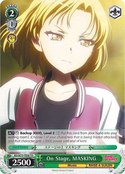 On Stage, MASKING (BD/W73-TE06 TD) - BanG Dream! Vol.2