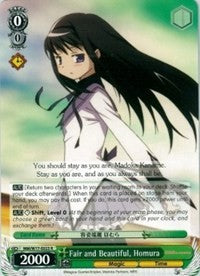 Fair and Beautiful, Homura (MM/W17-E023 R) - Puella Magi Madoka Magica