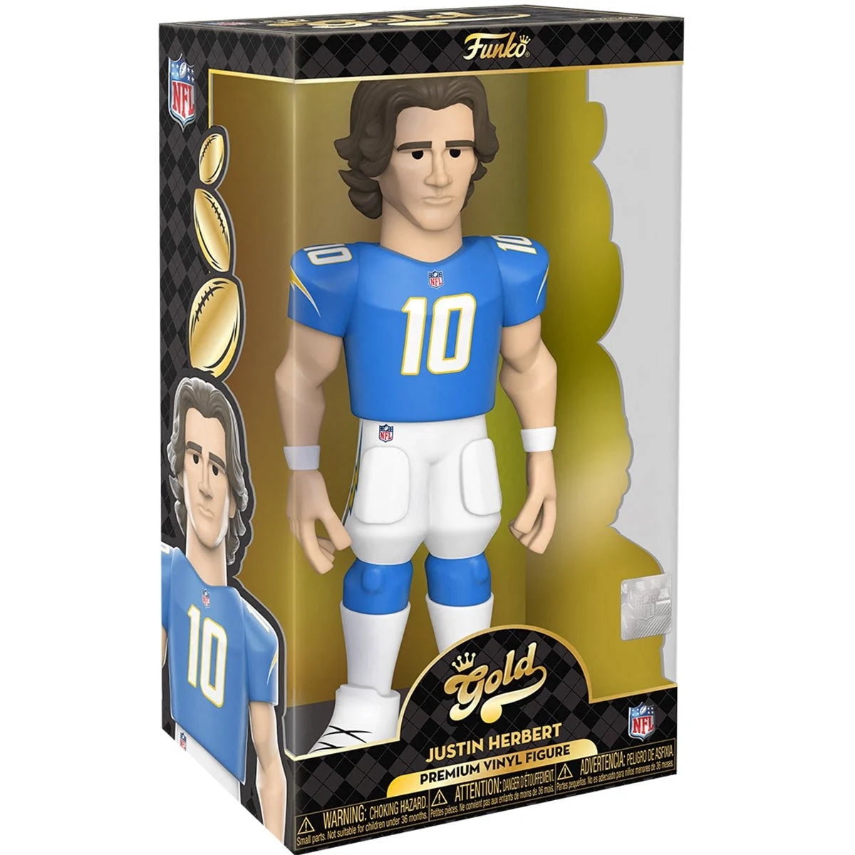 Funko Gold 12'': Chargers - Justin Herbert