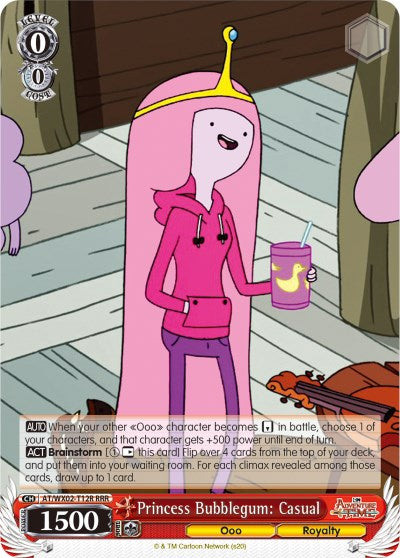 Princess Bubblegum: Casual (RRR) (AT/WX02-T12R RRR) - Adventure Time