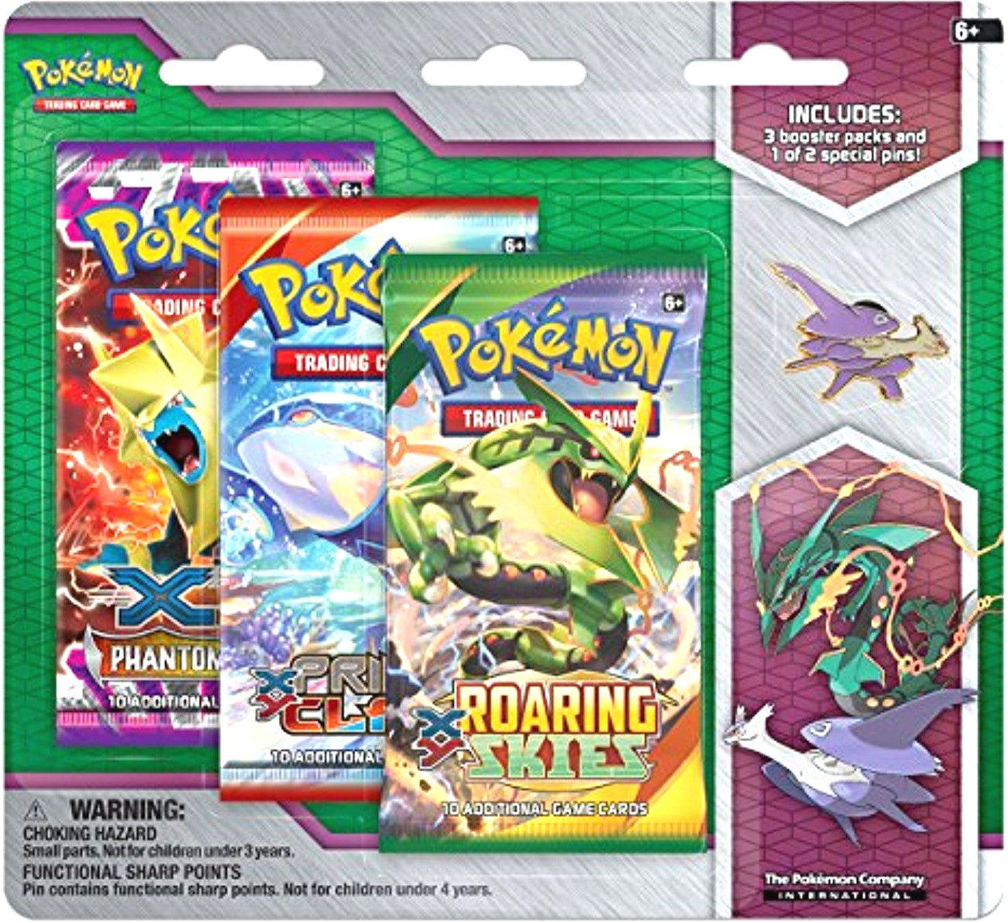 XY: Roaring Skies - Collector's Pin 3-Pack Blister (Mega Latios)