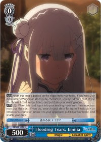 Flooding Tears, Emilia (RZ/S55-E083 C) - Re:ZERO Vol.2