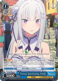 Furious Questioning, Emilia (RZ/S55-E069 R) - Re:ZERO Vol.2