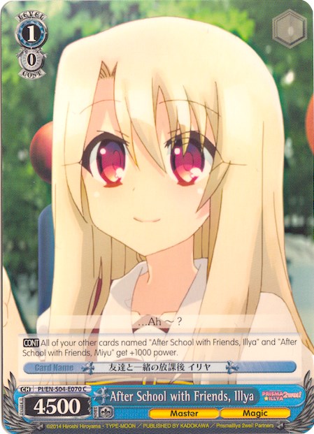After School with Friends, Illya (PI/EN-S04-E070 C) - Fate/kaleid liner PRISMA ILLYA DX