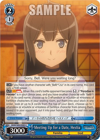 Meeting Up for a Date, Hestia (DDM/S88-E088 U) - Is it Wrong to Try to Pick Up Girls in a Dungeon?
