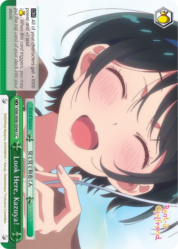 Look Here, Kazuya! (KNK/W86-E046 CC) - Rent-A-Girlfriend