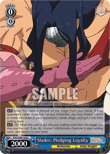 Slader: Pledging Loyalty (SDS/SX05-100 C) - The Seven Deadly Sins: Revival of The Commandments