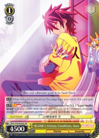 BLANK's Victory Condition, Sora (SR) (NGL/S58-E002S SR) - No Game No Life
