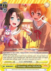 Message from Michelle (BD/W63-E022 U) - BanG Dream! Girls Band Party! Vol.2