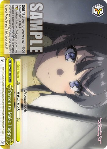 Person to Make Happy (RRR) (SBY/W77-E021R RRR) - Rascal Does Not Dream of a Dreaming Girl