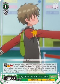 Syaoran: Aquarium Date (CCS/WX01-041 U) - Cardcaptor Sakura: Clear Card