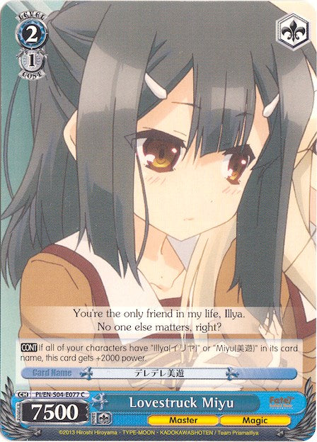 Lovestruck Miyu (PI/EN-S04-E077 C) - Fate/kaleid liner PRISMA ILLYA DX