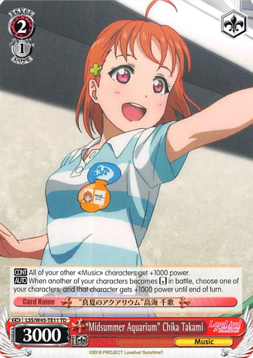 Midsummer Aquarium" Chika Takami (LSS/W45-TE11 TD) - Love Live! Sunshine!!