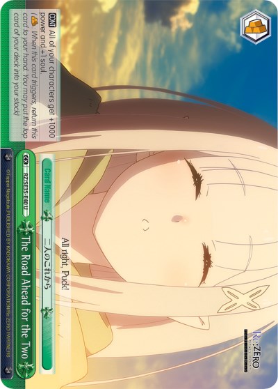 The Road Ahead for the Two (Parallel Foil) (RZ/SE35-E40 U) - Re:ZERO: The Frozen Bond