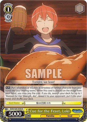 Cue for the Feast, Loki (DDM/S88-E008 R) - Is it Wrong to Try to Pick Up Girls in a Dungeon?