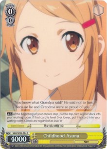 Childhood Asuna (Parallel Foil) (SAO/SE26-E04 C) - Sword Art Online II Vol.2
