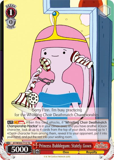 Princess Bubblegum: Stately Gown (AT/WX02-T13 TD) - Adventure Time