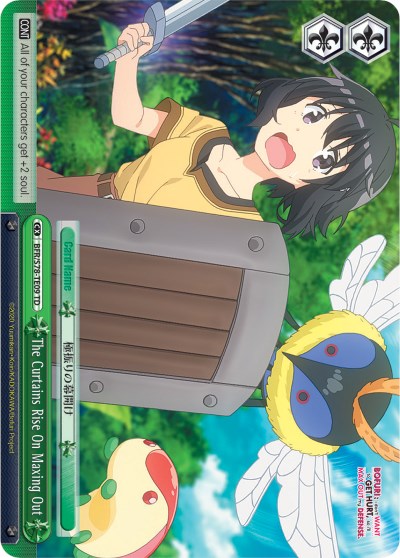 The Curtains Rise On Maxing Out (BFR/S78-TE09 TD) - BOFURI: I Don't Want to Get Hurt, so I'll Max Out My Defense