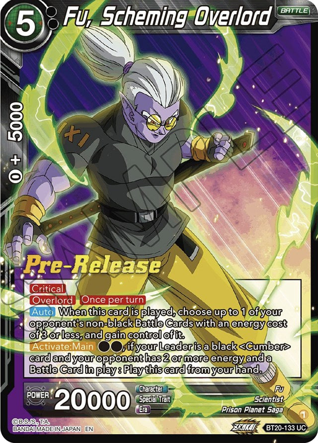 Fu, Scheming Overlord (BT20-133) [Power Absorbed Prerelease Promos]