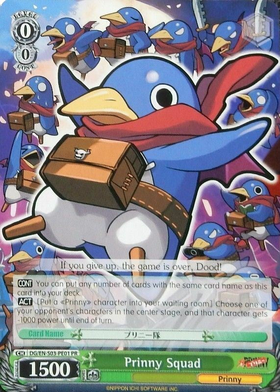 Prinny Squad (Alternate Art Promo) (DG/EN-S03-PE01 PR) - Disgaea
