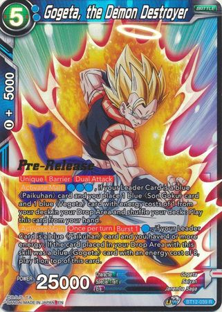 Gogeta, the Demon Destroyer (BT12-039) [Vicious Rejuvenation Prerelease Promos]