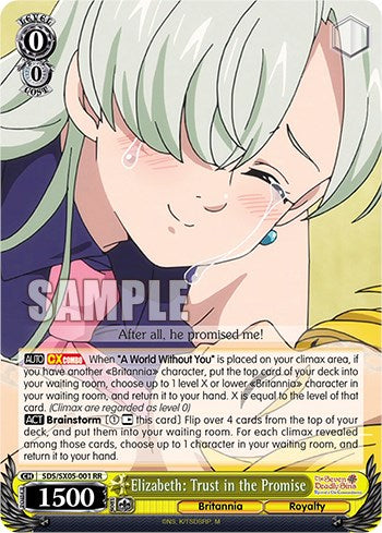Elizabeth: Trust in the Promise (SDS/SX05-001 RR) - The Seven Deadly Sins: Revival of The Commandments