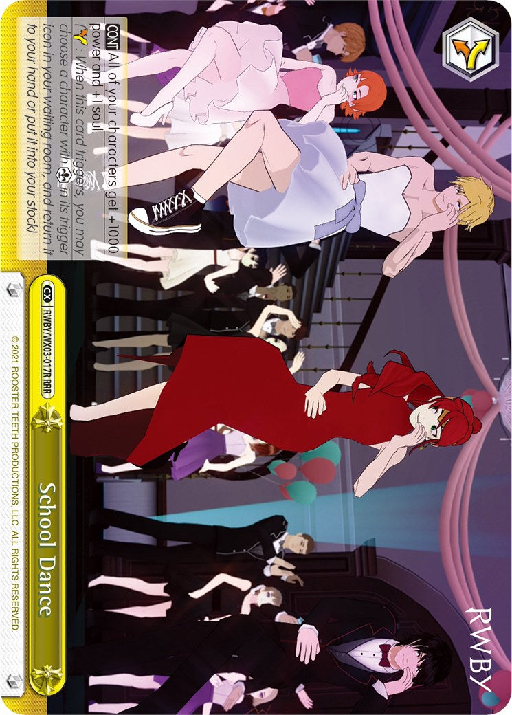 School Dance (RRR) (RWBY/WX03-017R RRR) - RWBY