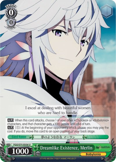Dreamlike Existence, Merlin (FGO/S75-E036 U) - Fate/Grand Order Absolute Demonic Front: Babylonia