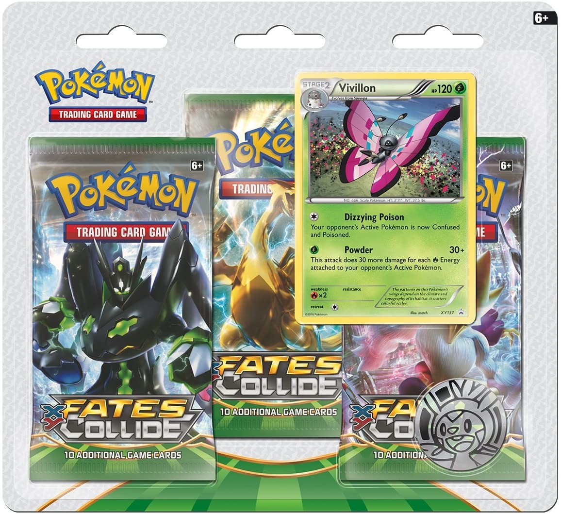 XY: Fates Collide - 3-Pack Blister (Vivillon)