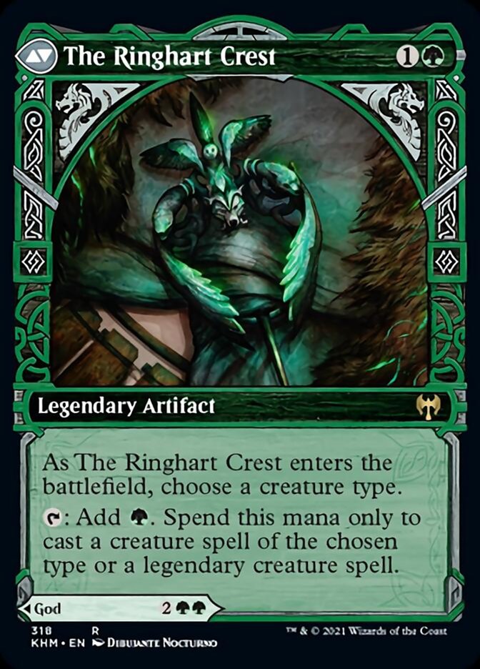 Kolvori, God of Kinship // The Ringhart Crest (KHM-318) - Kaldheim: (Showcase)