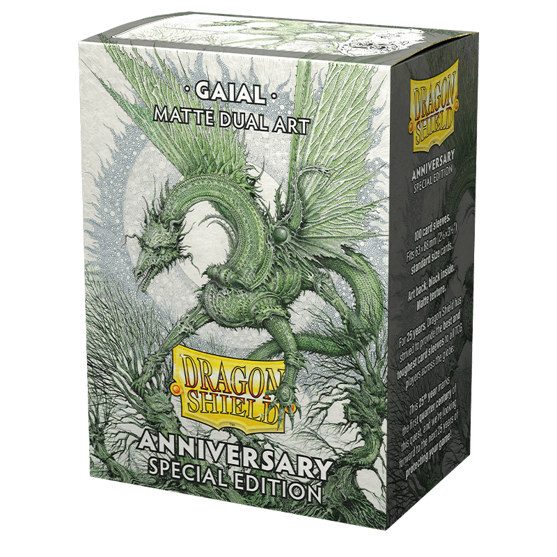 Dragon Shield: Standard 100ct Art Sleeves - Anniversary Special Edition (Gaial - Dual Matte) - Josh's Cards