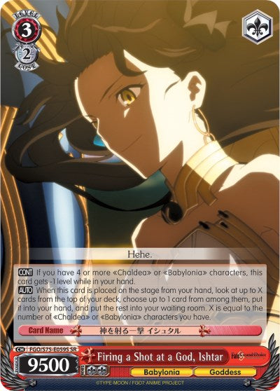 Firing a Shot at a God, Ishtar (SR) (FGO/S75-E059S SR) - Fate/Grand Order Absolute Demonic Front: Babylonia