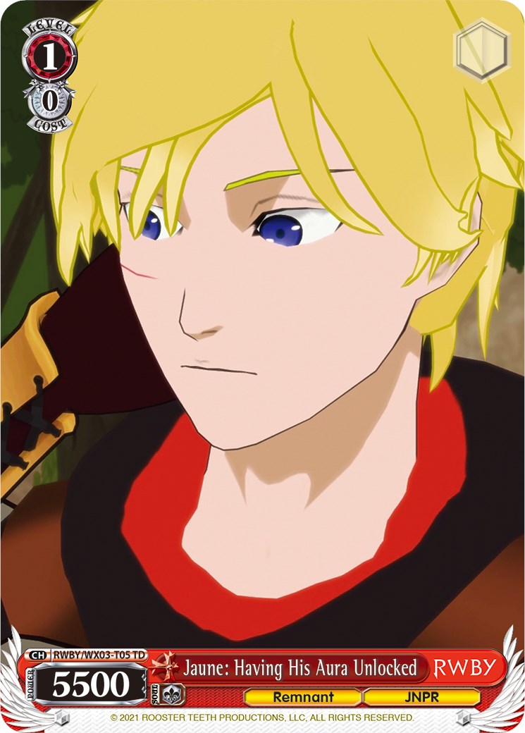 Jaune: Having His Aura Unlocked (RWBY/WX03-T05 TD) - RWBY