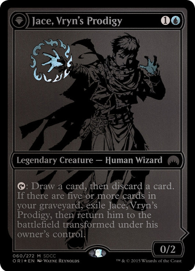 Jace, Vryn's Prodigy // Jace, Telepath Unbound (MEDIA-060) - San Diego Comic-Con 2015: (originpwdfc) Foil