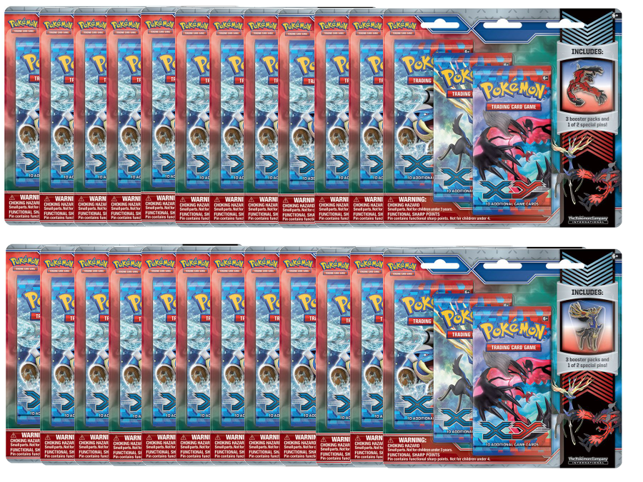 XY - 3-Pack Pin Blister Case (Xerneas & Yveltal)