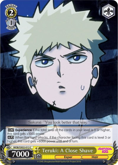 Teruki: A Close Shave (MOB/SX02-012 C) - Mob Psycho 100