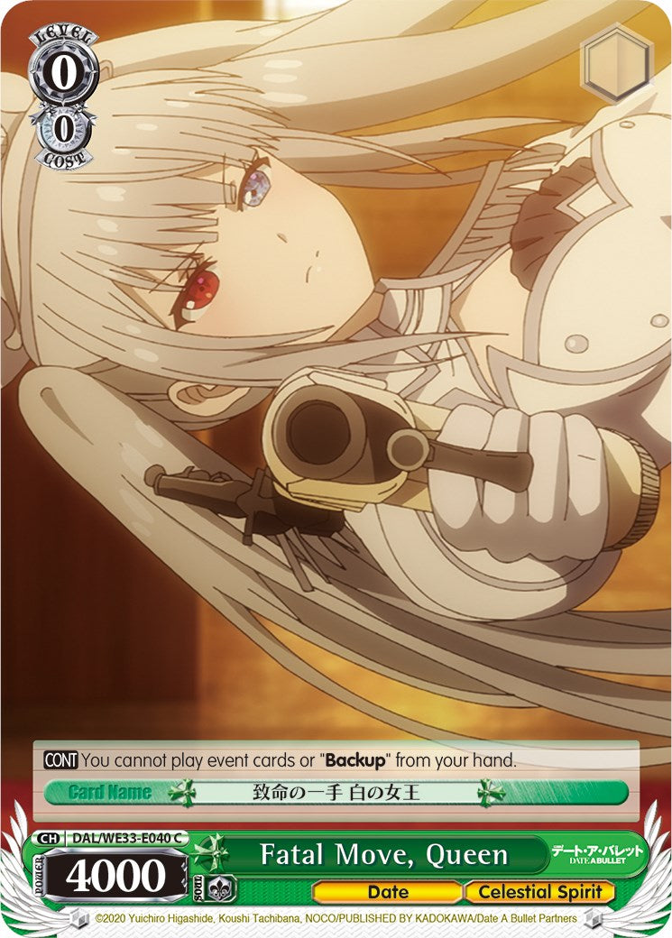 Fatal Move, Queen (Parallel Foil) (DAL/WE33-E040 C) - Date A Bullet