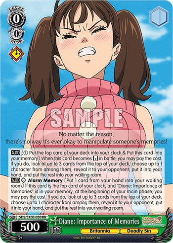 Diane: Importance of Memories (SDS/SX05-030 RR) - The Seven Deadly Sins: Revival of The Commandments